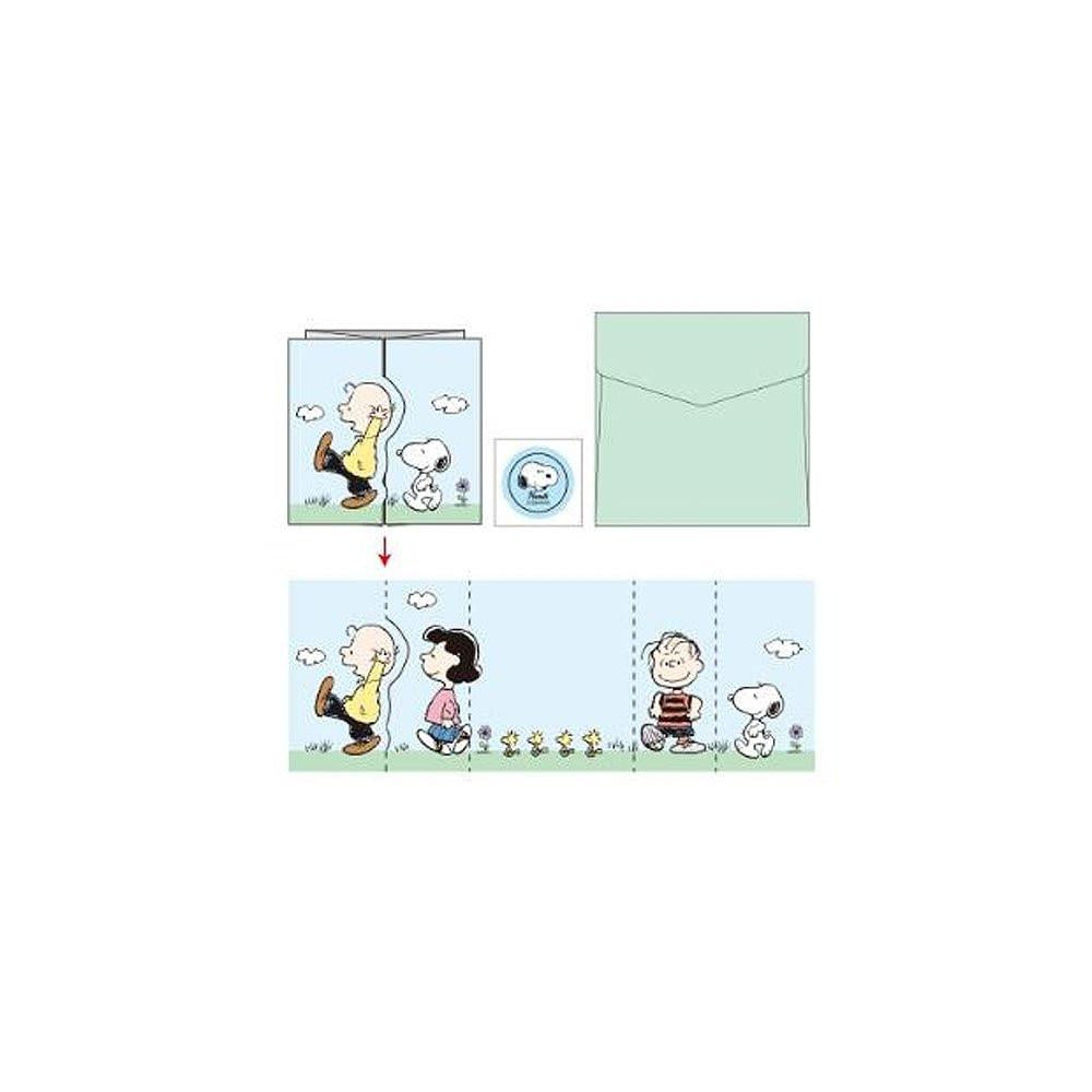 Peanuts Snoopy Die-Cut Mini Letter Card