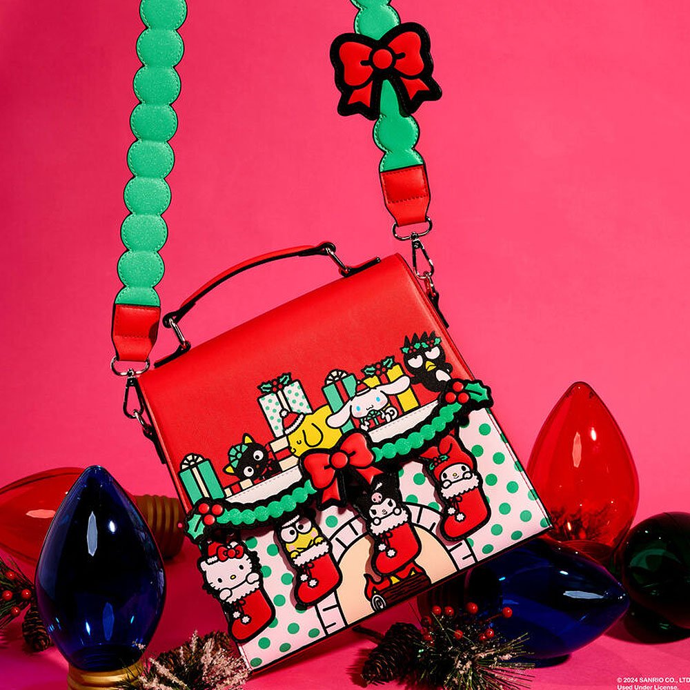 Loungefly x Sanrio Hello Kitty & Friends Holiday Stocking Crossbody Bag