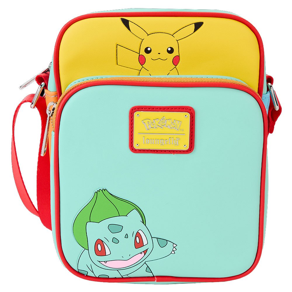 Loungefly x Pokémon Color Block Starters Crossbody Bag