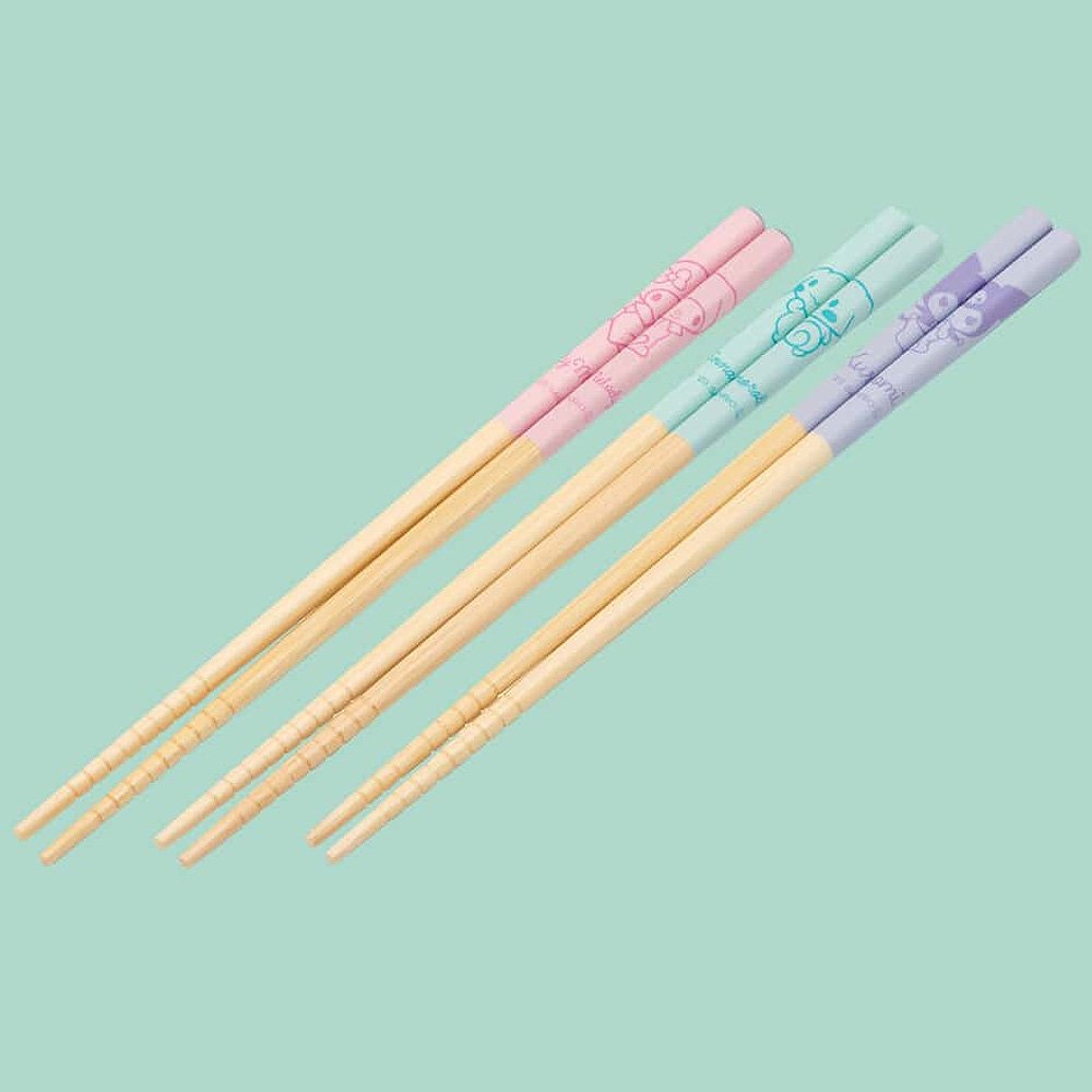 Sanrio Bamboo Chopsticks 3 Set