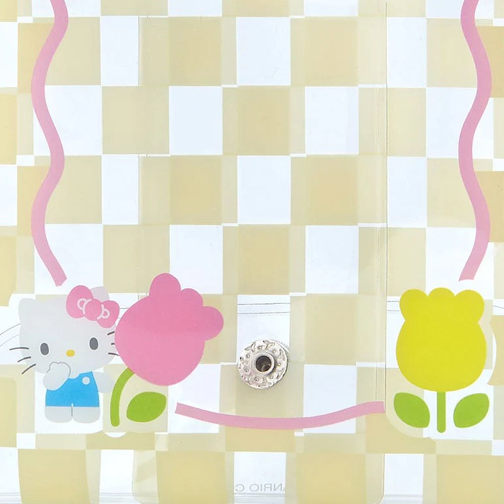 Sanrio Characters Mini Pouch :Pastel Check