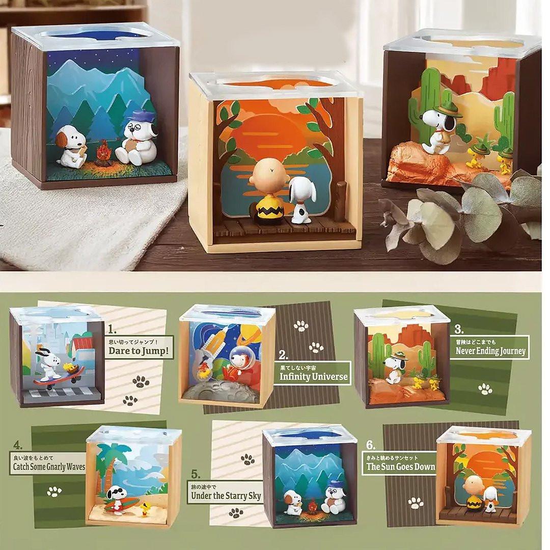 Re-Ment Peanuts Snoopy Scenery Box Figure Blind Box
