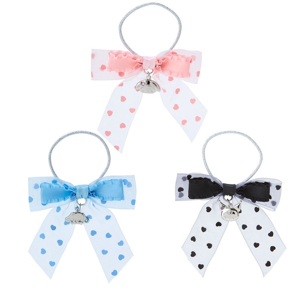 Sanrio Characters Ribbon Ponytail Holder with Charm