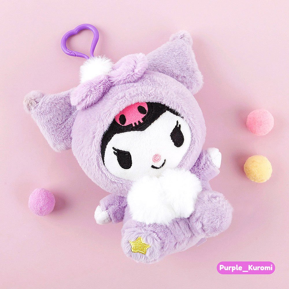 Sanrio Characters Pastel Costume Clip-On Plush