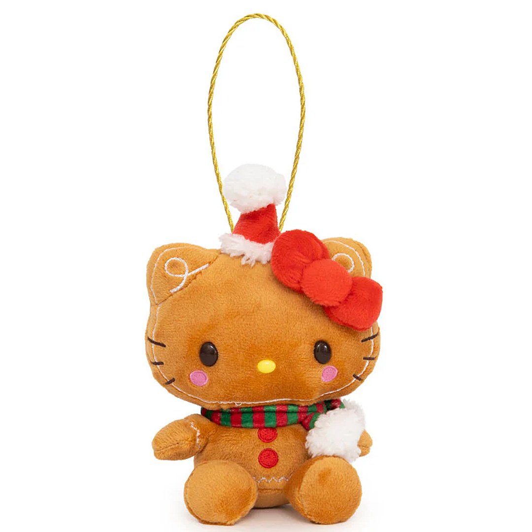 Sanrio Hello Kitty Gingerbread Ornament Plush