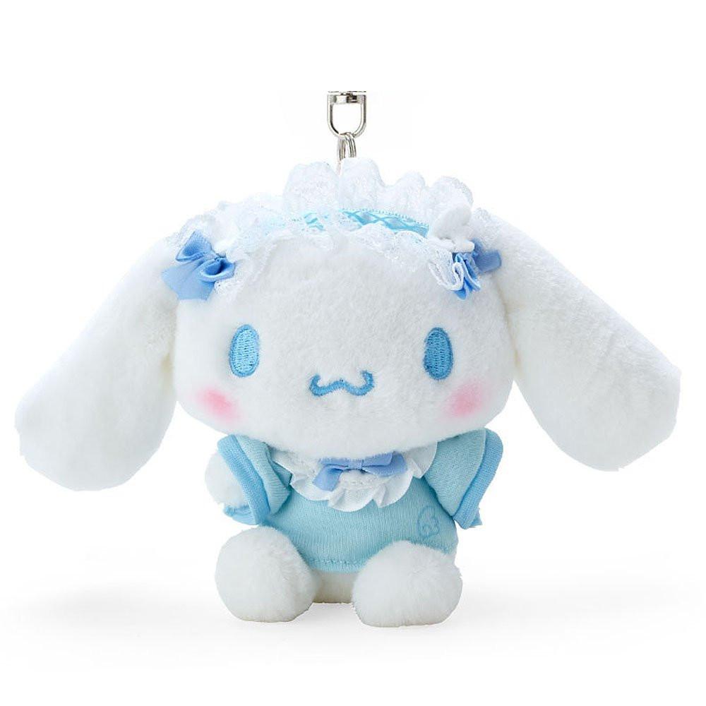 Cinnamoroll Plush Mascot Keychain :Blue Angel