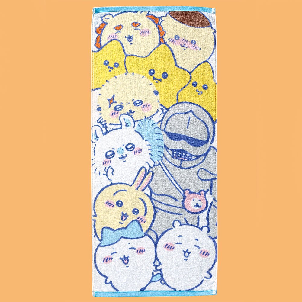 Chiikawa and Friends Face Towel : Say Cheese!
