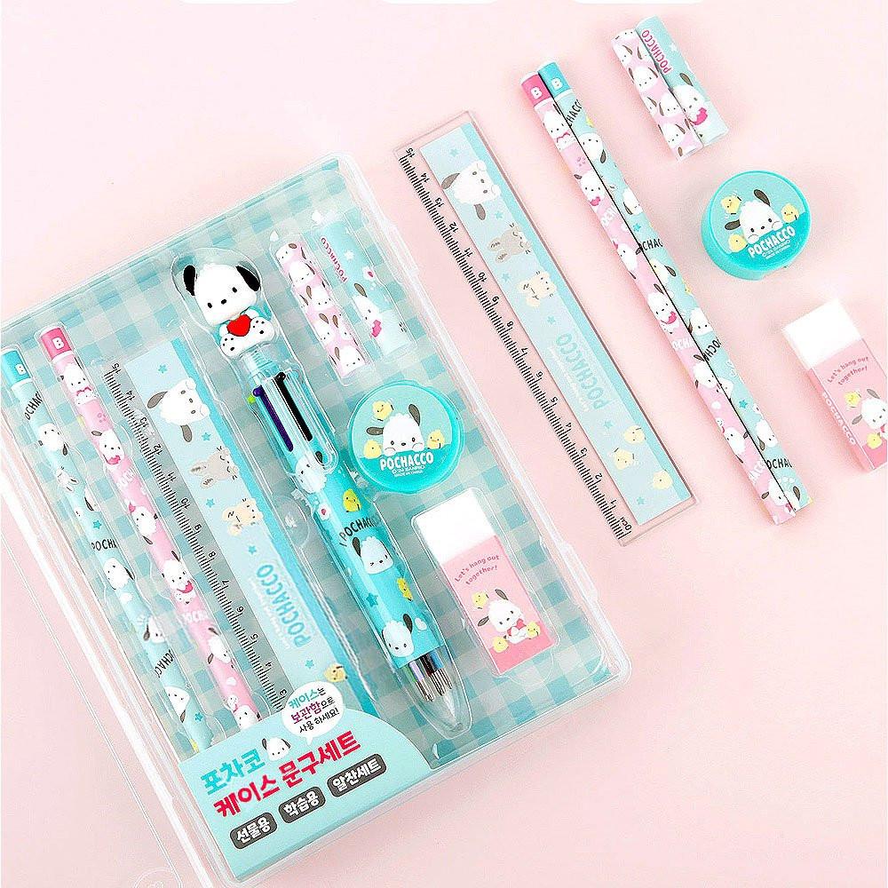 Sanrio Pochacco Case Stationery Set