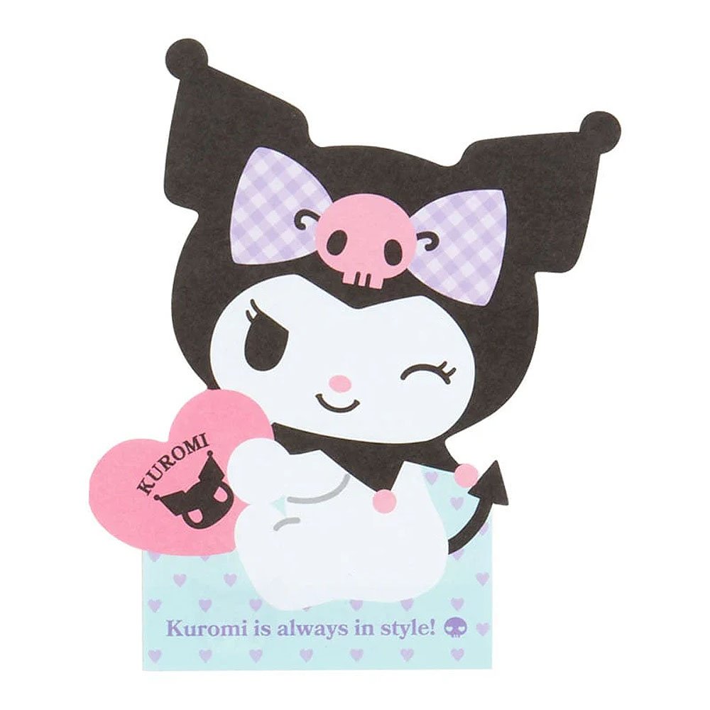 Kuromi Die-Cut Memo Pad