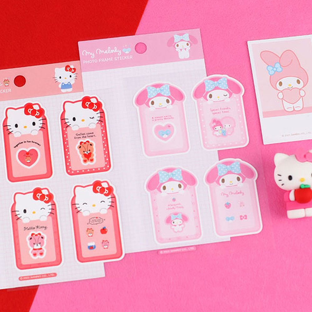 My Melody Photo Frame Sticker
