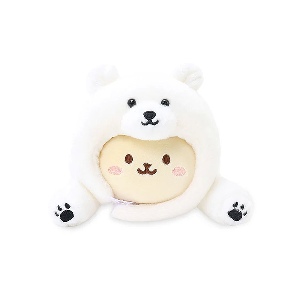 Anirollz Polar Bear Bunniroll Small Outfitz Plush