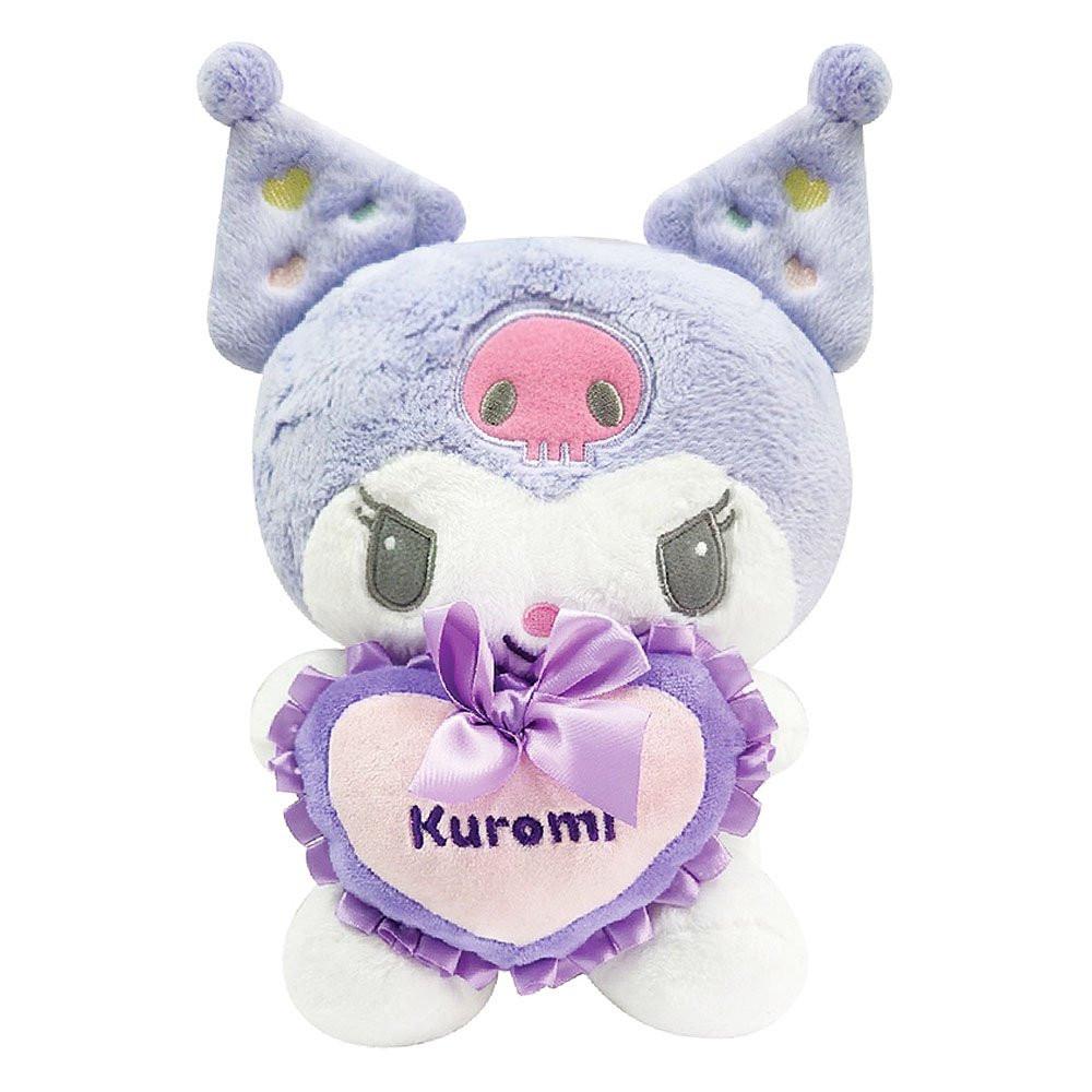 Sanrio Kuromi Heart Cushion 10"Plush