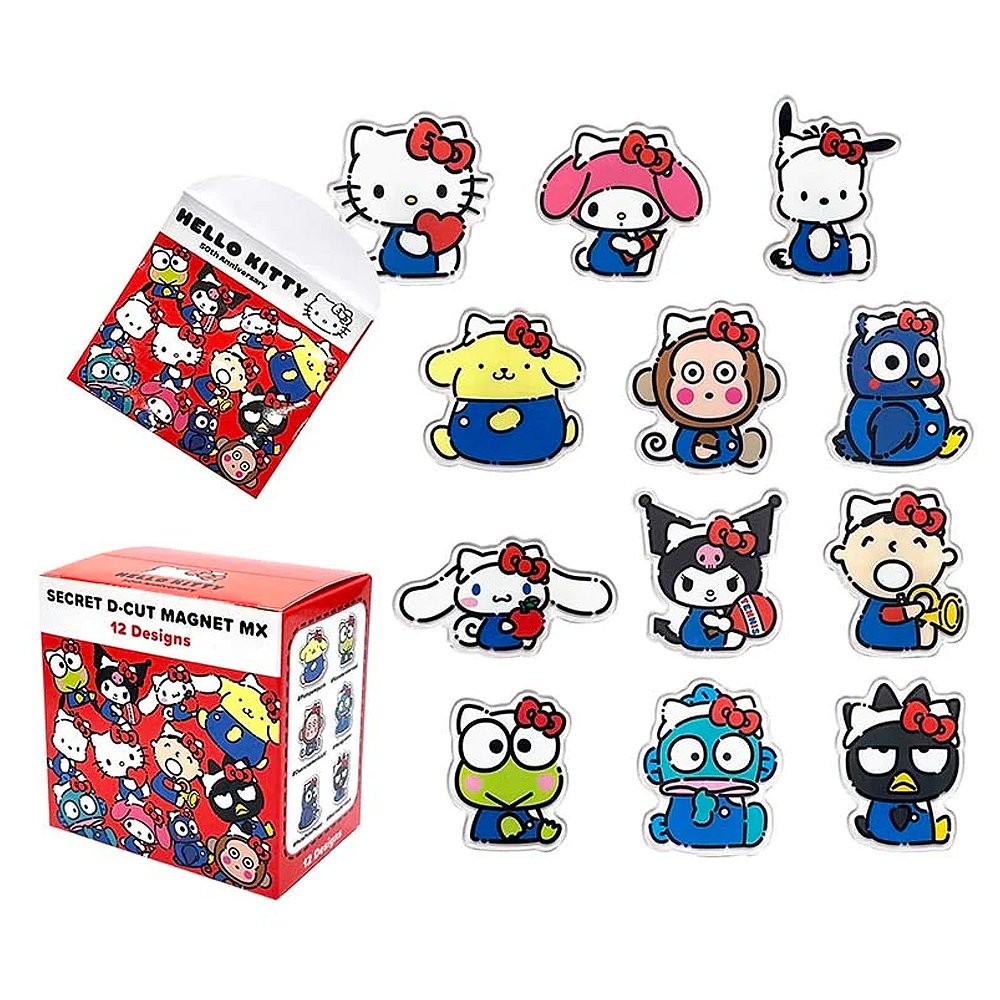 Hello Kitty and Friends Blind Box Magnet :Hello Kitty 50th Anniversary