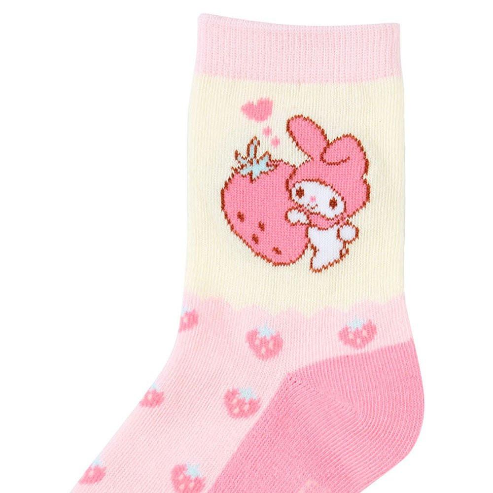 Sanrio My Melody 3Pair Sneaker Socks :Berry