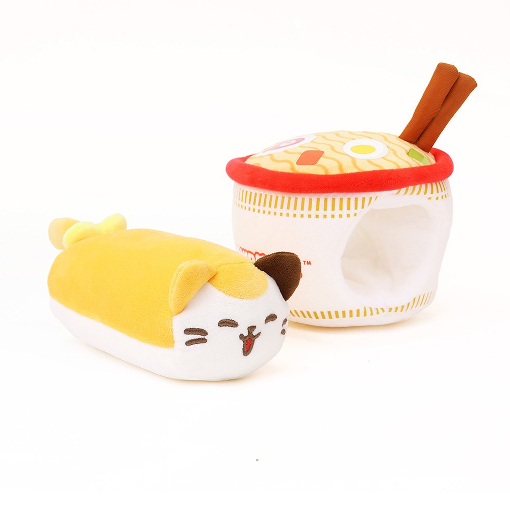 Anirollz x Cup Noodles Bowl Kittiroll Small Outfitz Plush
