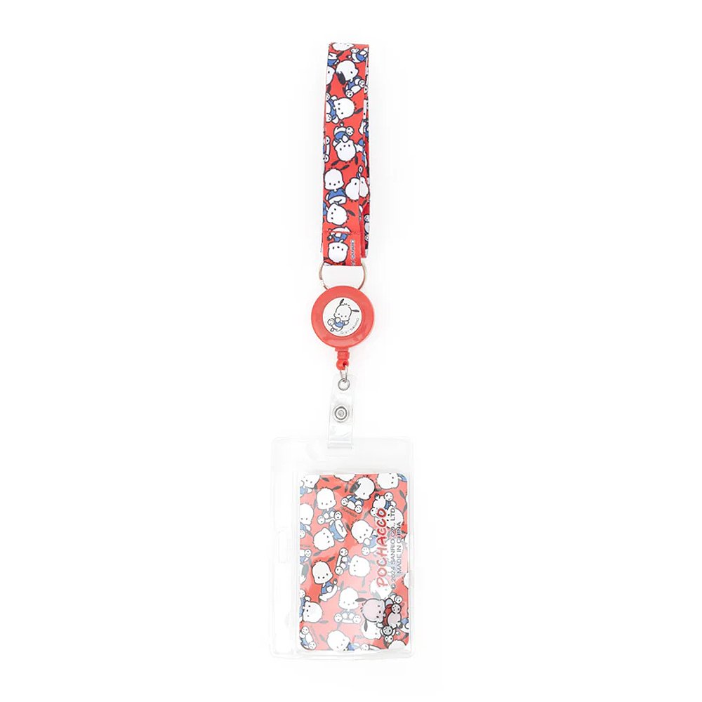 Sanrio Pochacco Playful Pattern Key Leash