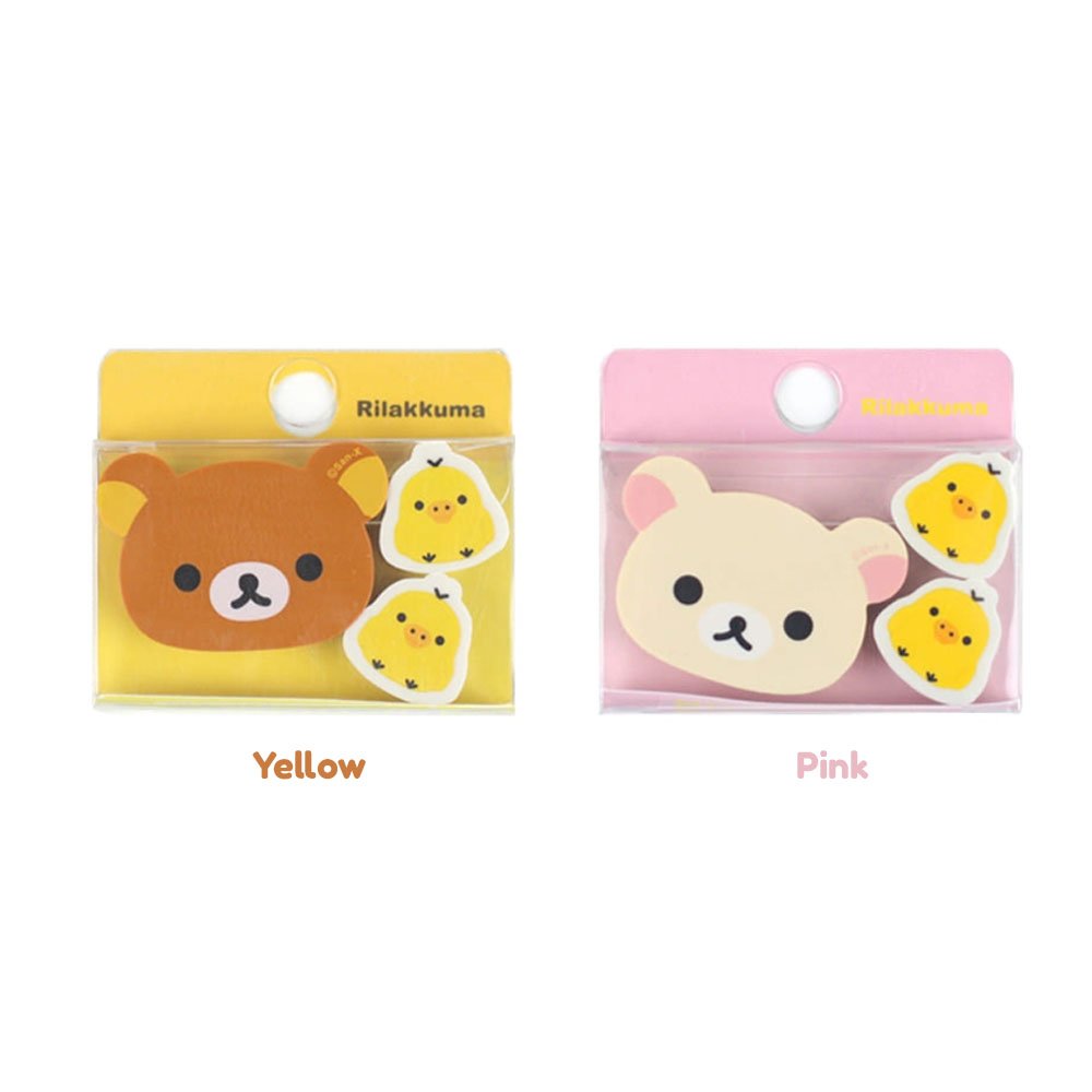 San-x Rilakkuma Eraser Set