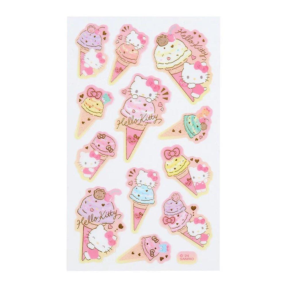 Hello Kitty Sticker Sheet :Ice Cream Party