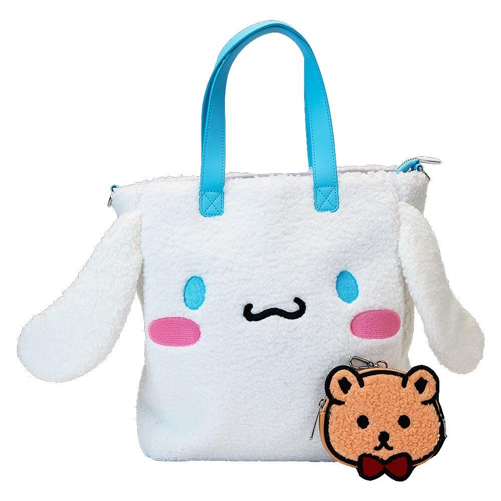 Loungefly x Sanrio Cinnamoroll Cosplay Sherpa Tote Bag With Coin Bag