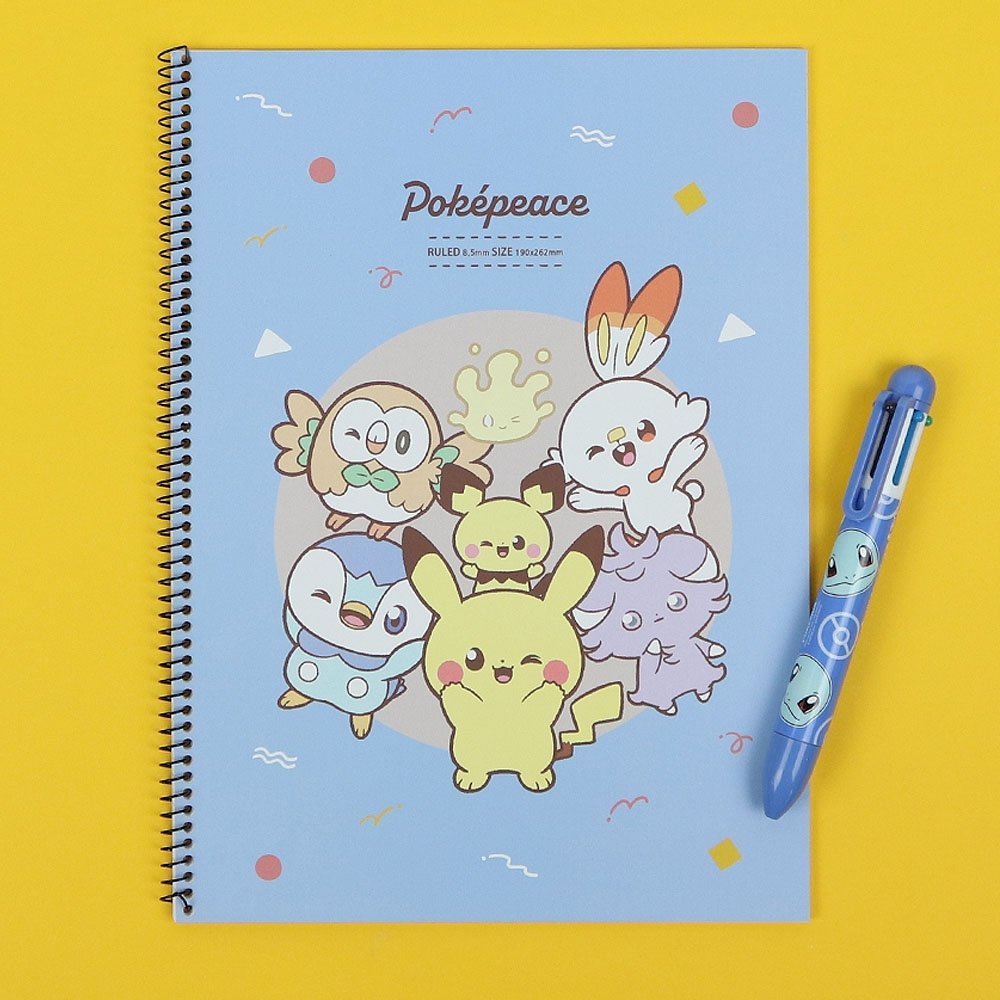 Pokemon Spring Notebook B5