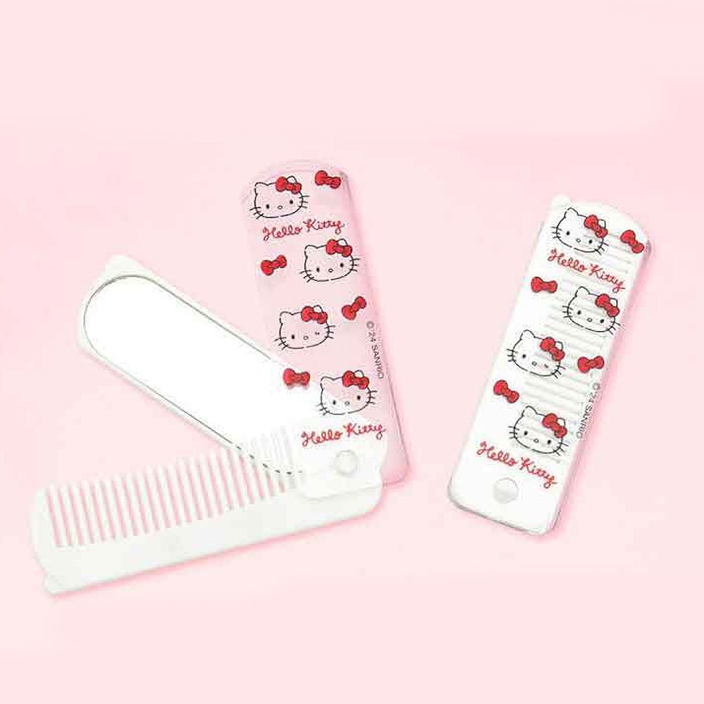 Sanrio Hello Kitty Folding Mirror and Comb
