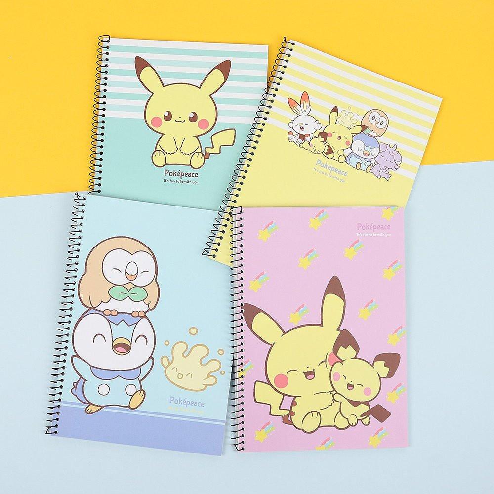 Pokemon Blank Unruled Notebook