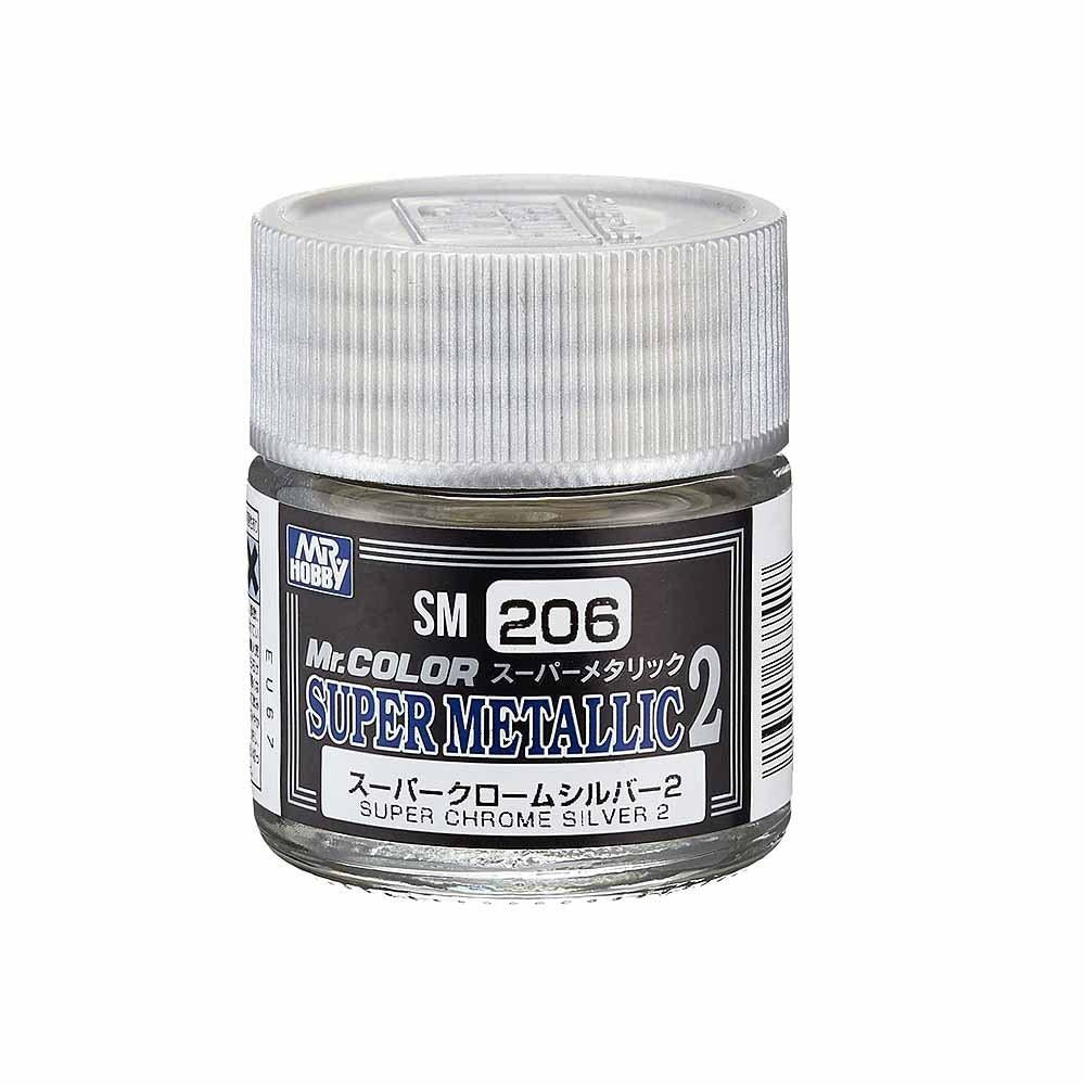 Mr.Hobby super metallic silver paint uses finely ground high quality metal particles to give a very realistic finish. Perfect Paints for Gunpla