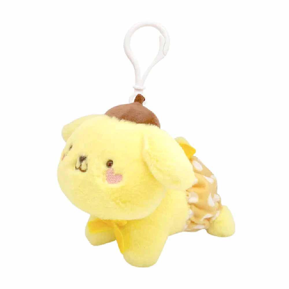 Sanrio Pompompurin Baby Crawl Clip-On Plush