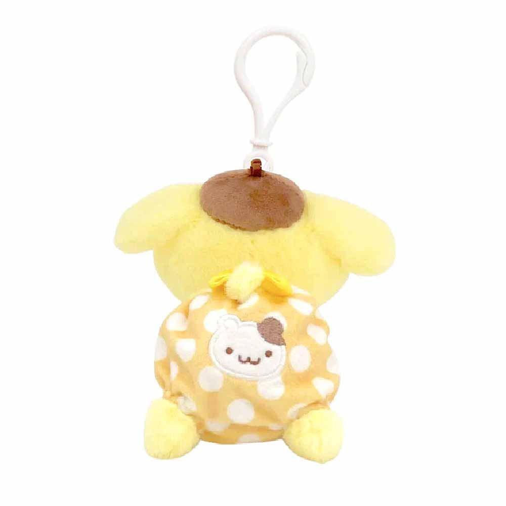 Sanrio Pompompurin Baby Crawl Clip-On Plush