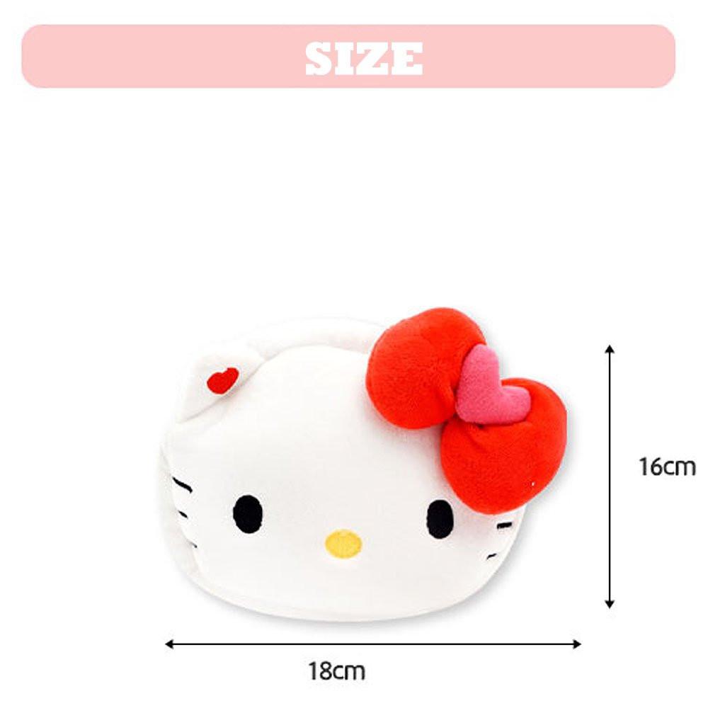 Sanrio Hello Kitty plush pouch crossbody bag, Sanrio Hello Kitty plush pouch shoulder bag, Hello Kitty stuffed animal pouch bag, Hello Kitty pouch across bag, Hello Kitty plushies, Hello Kitty plush accessories , Hello Kitty bag , coin pouch wallet purse