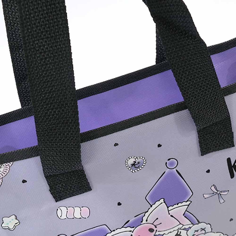 Sanrio Kuromi Happy Time 14" Tarpaulin Bag