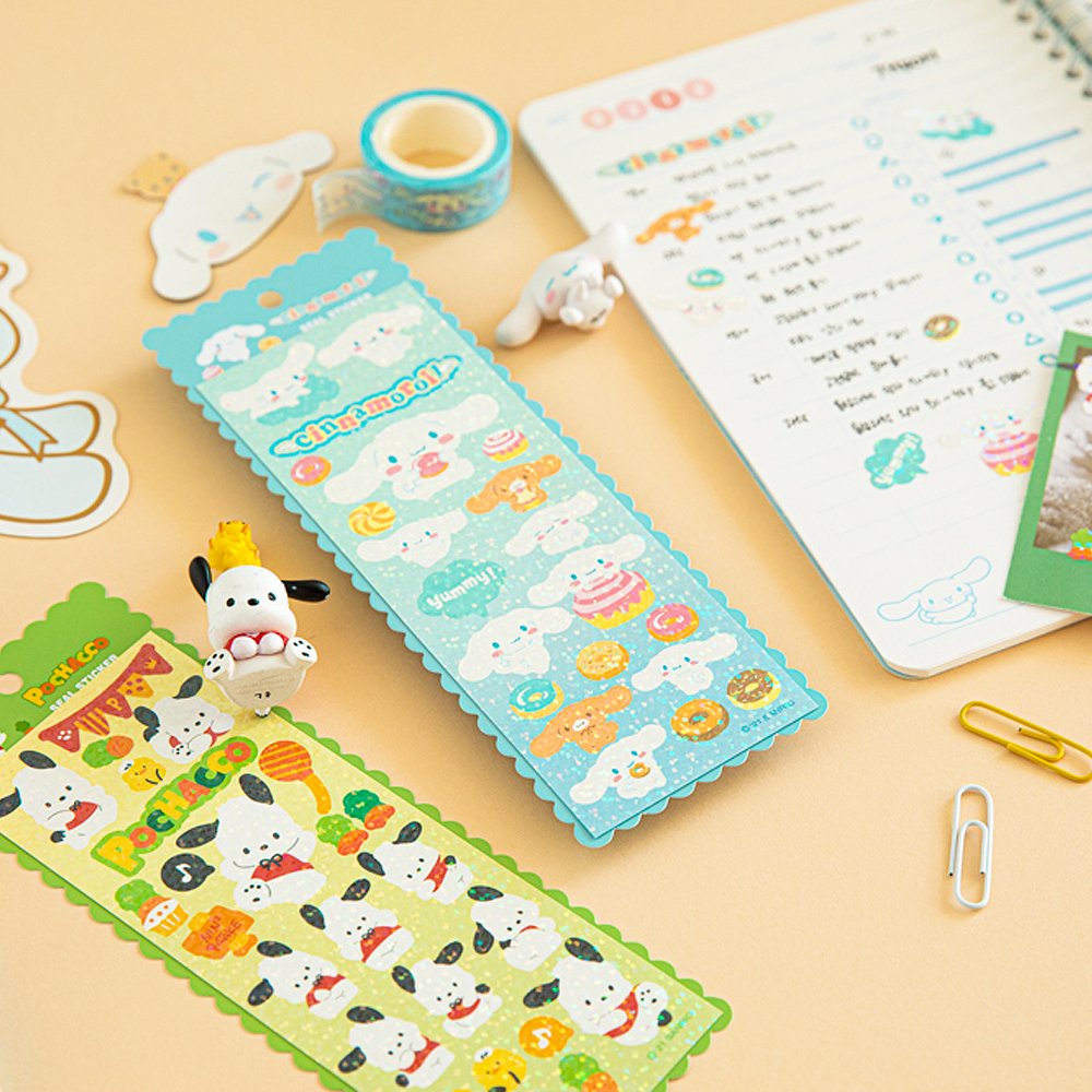 Sanrio Characters Twinkle Seal Sticker Sheet