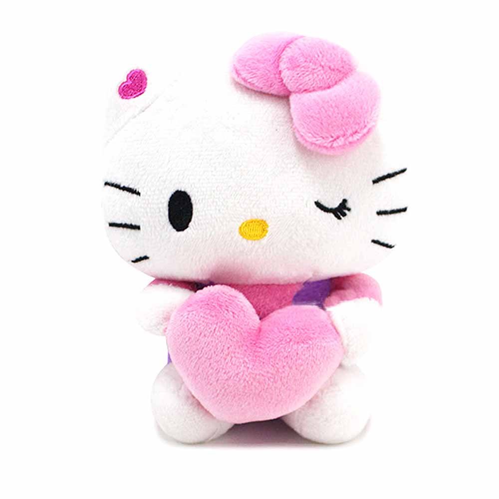 Sanrio Hello Kitty Heart Plush Keychain