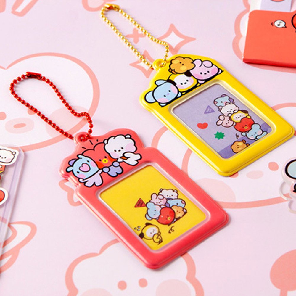 BT21 Mini Photo Key Ring