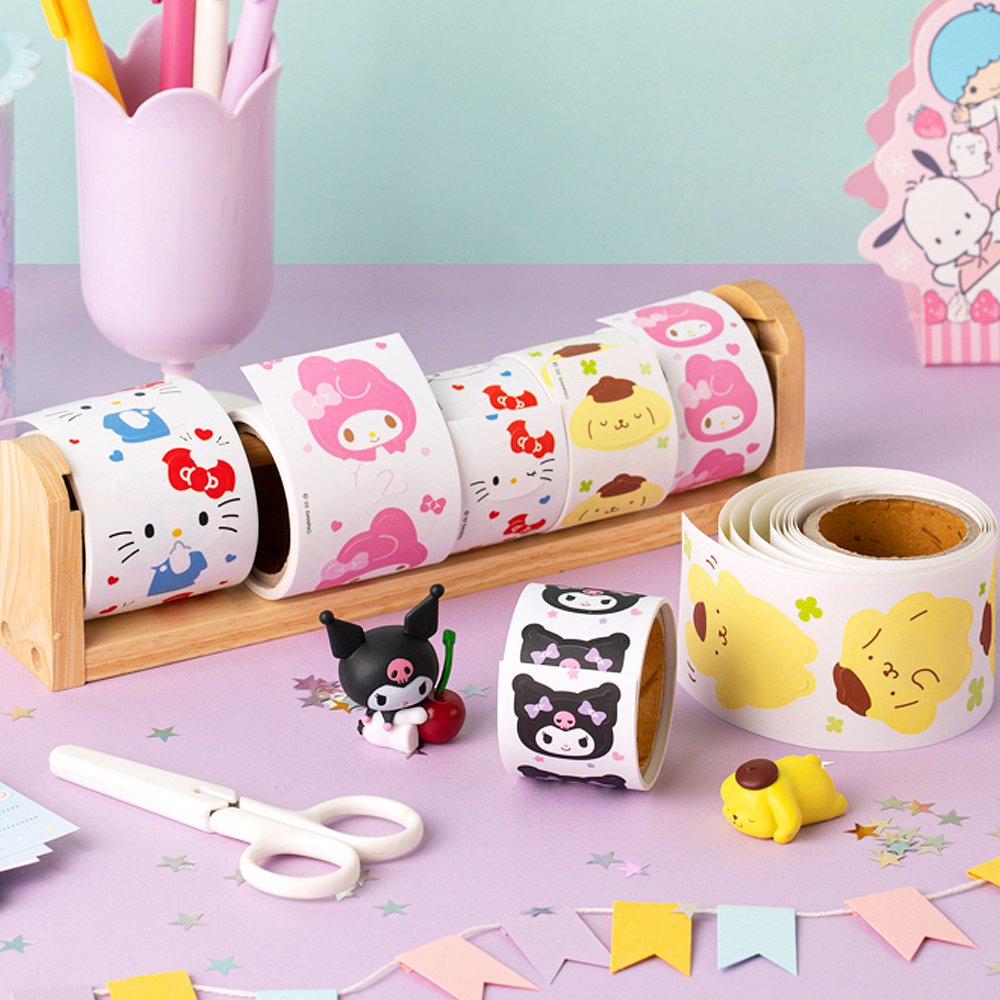 Sanrio Characters Cutie Roll Sticker
