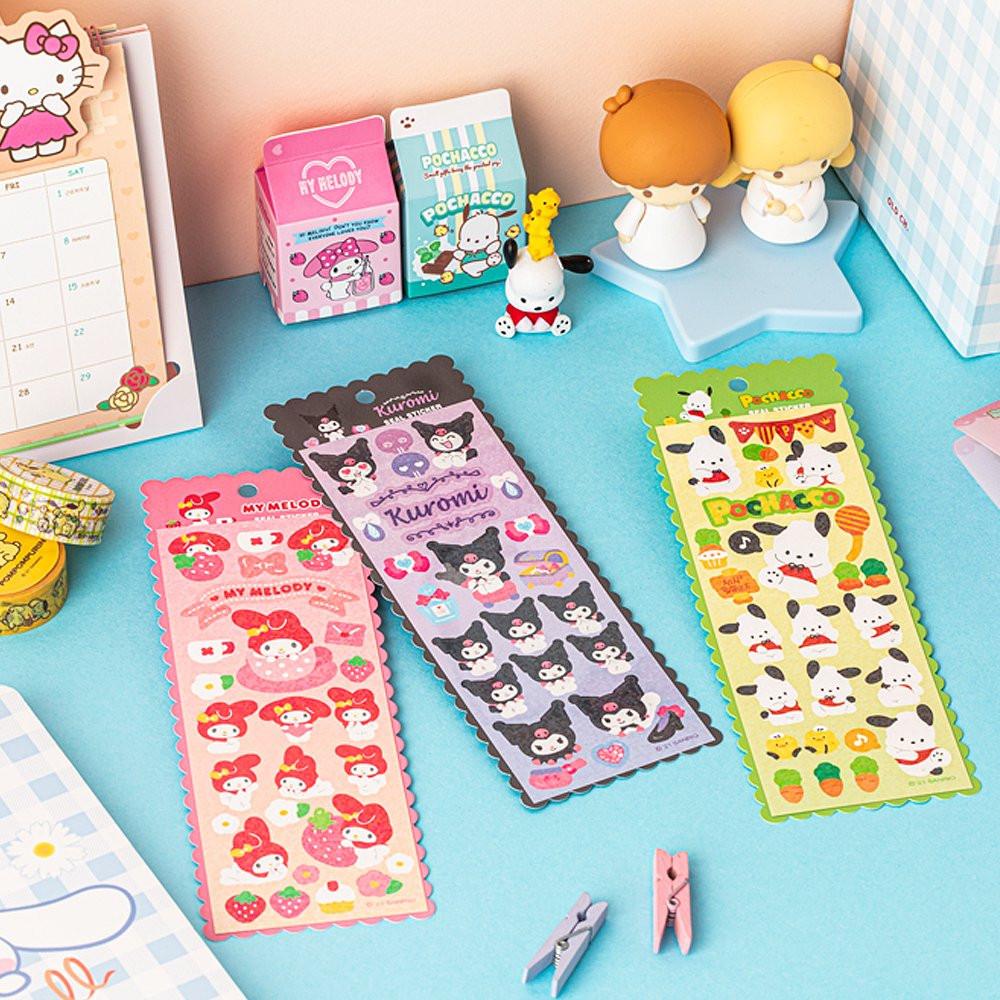 Sanrio Characters Twinkle Seal Sticker Sheet