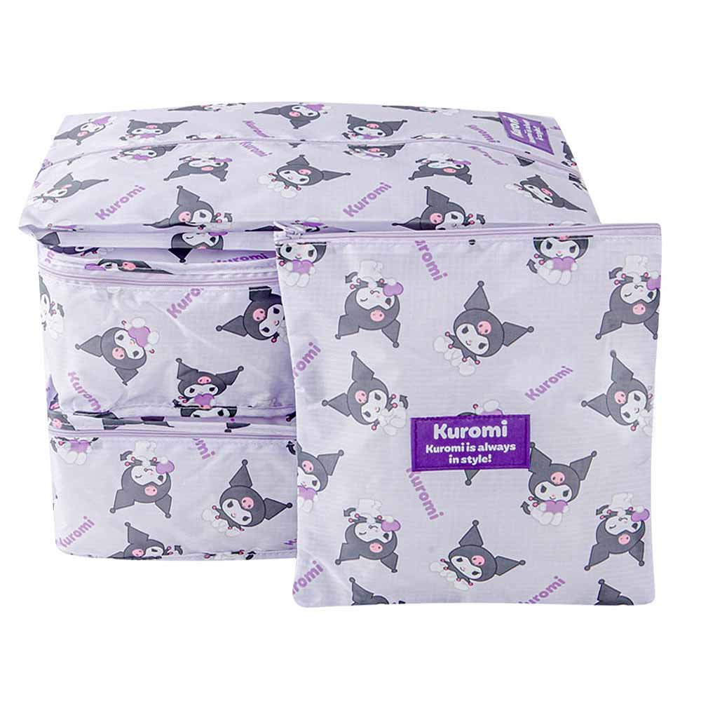 Sanrio Kuromi Travel Pouch 5pcs Set