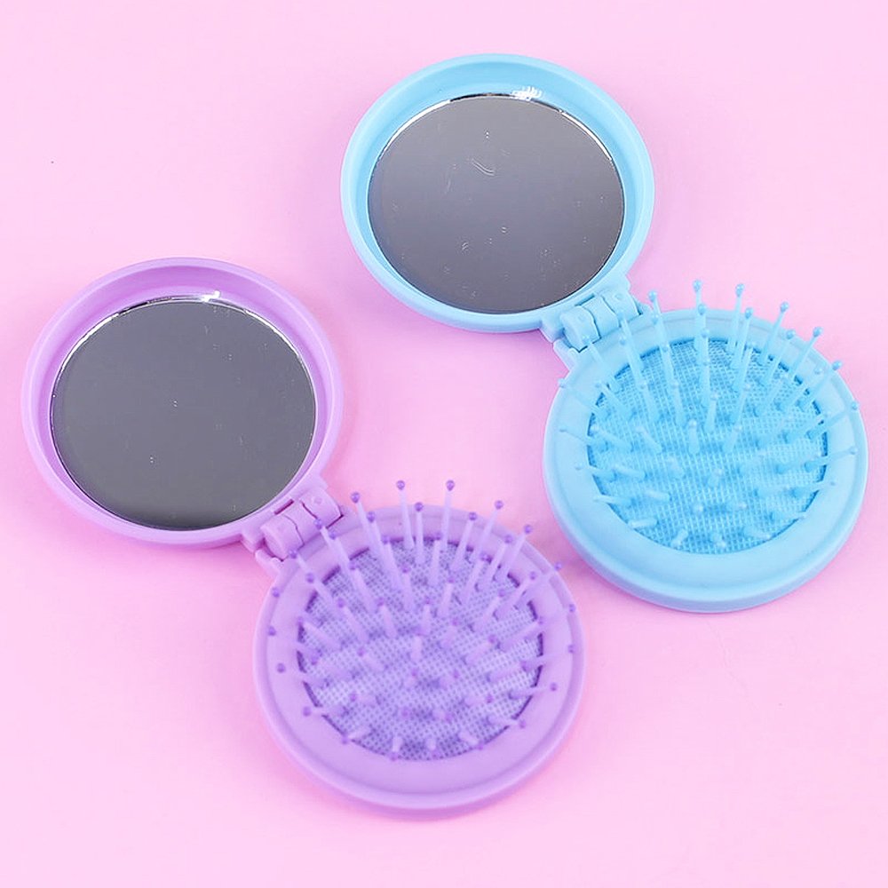 Sanrio Characters 2 in 1 Mirror Brush Set