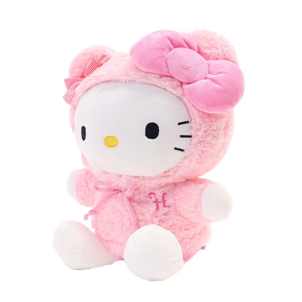 Sanrio Hello Kitty Fluffy Hoodie 10" Plush