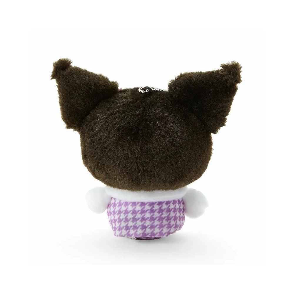 Sanrio Kuromi Plush Mascot Keychain :Flower