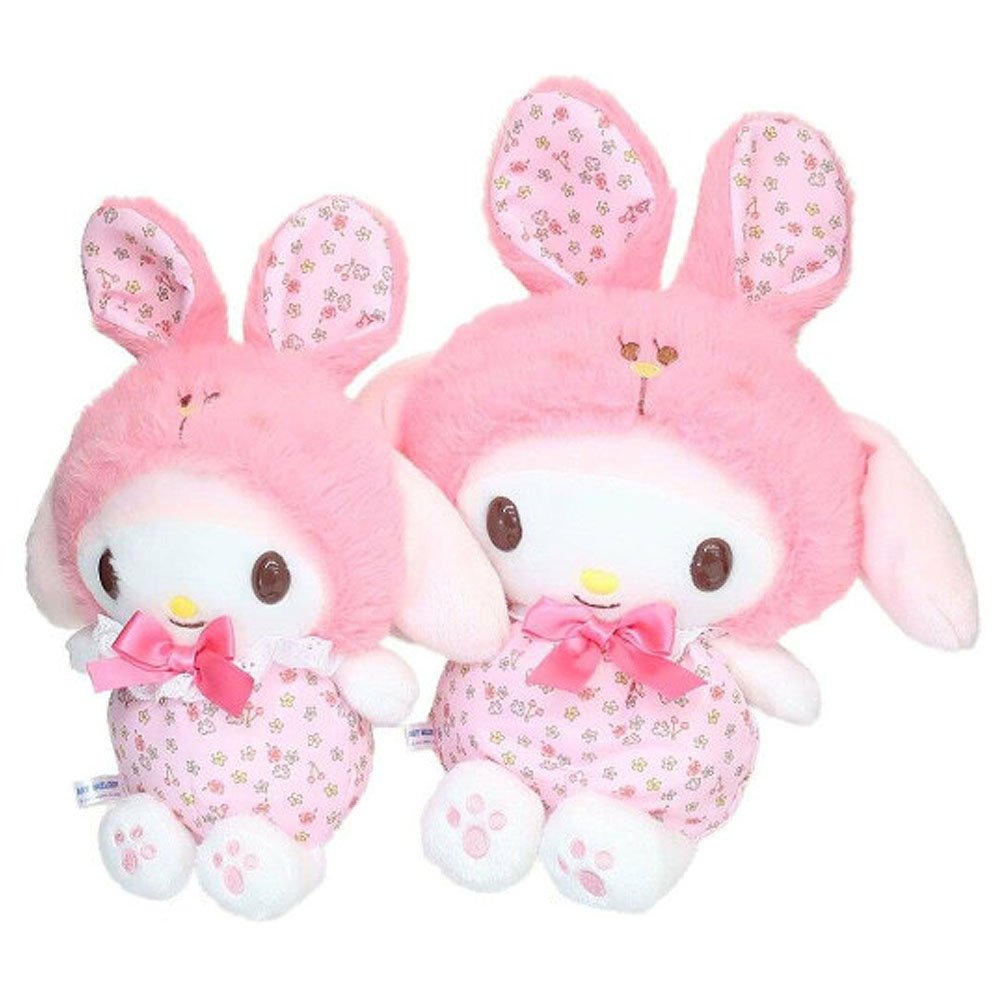 Sanrio My Melody Flower Bunny 11" Bean Doll Plush