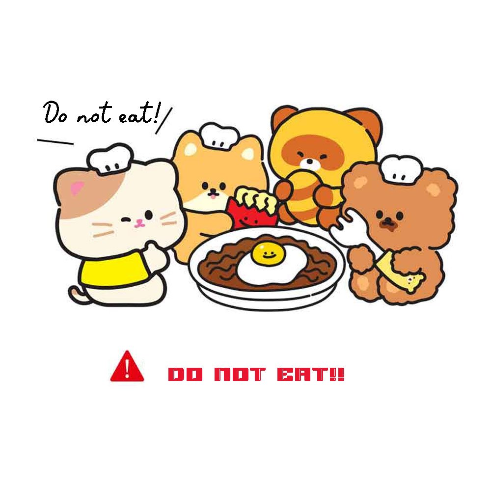 Do Not Eat Ramen Eraser