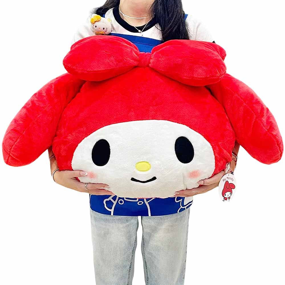 My Melody Jumbo Face Plush Cushion