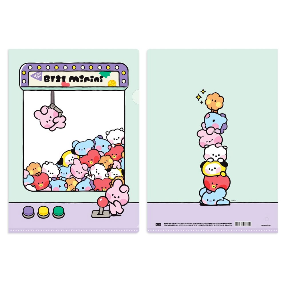 BT21 Glossy L-Folder : Minini