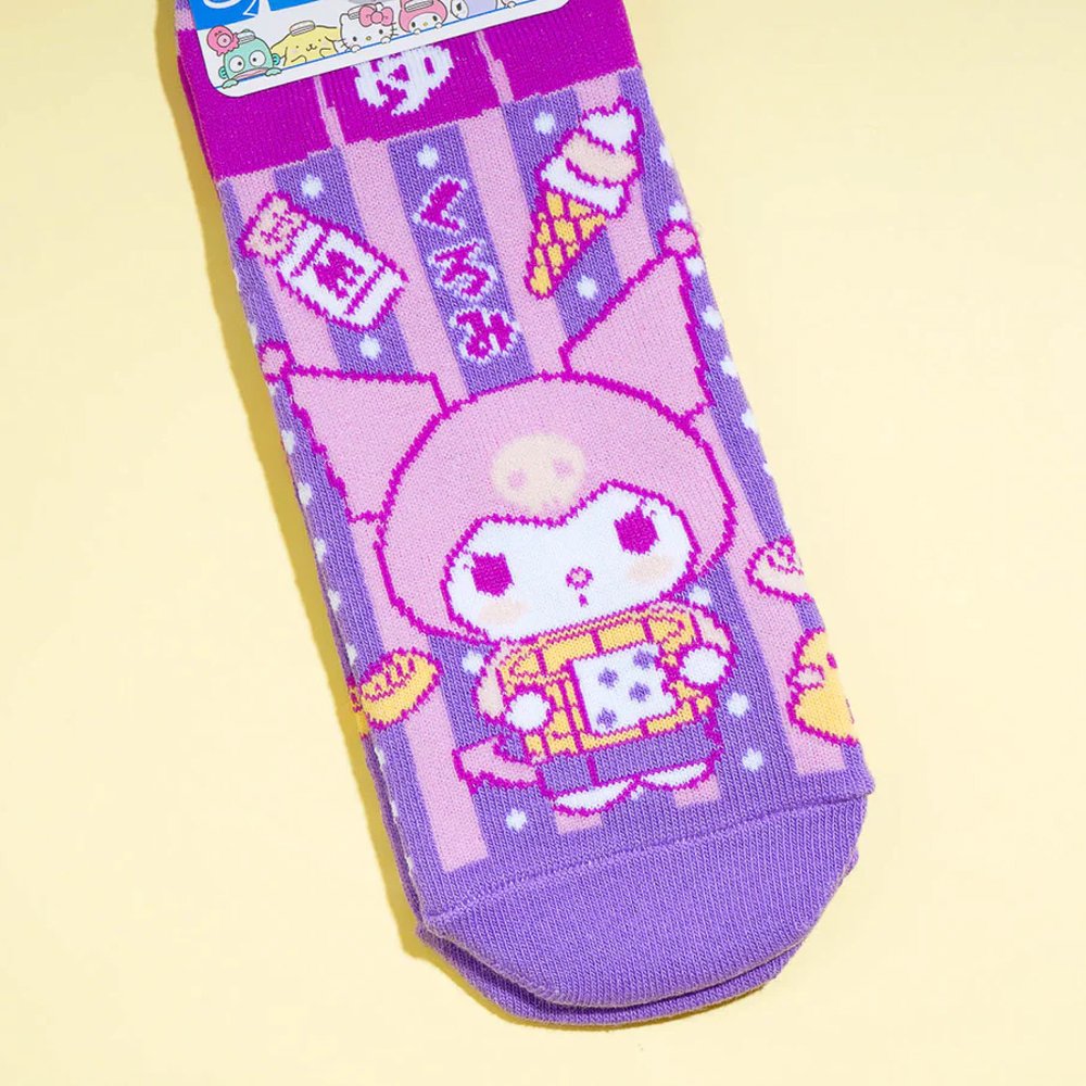 Sanrio Kuromi Low-Cut Socks :Yukata