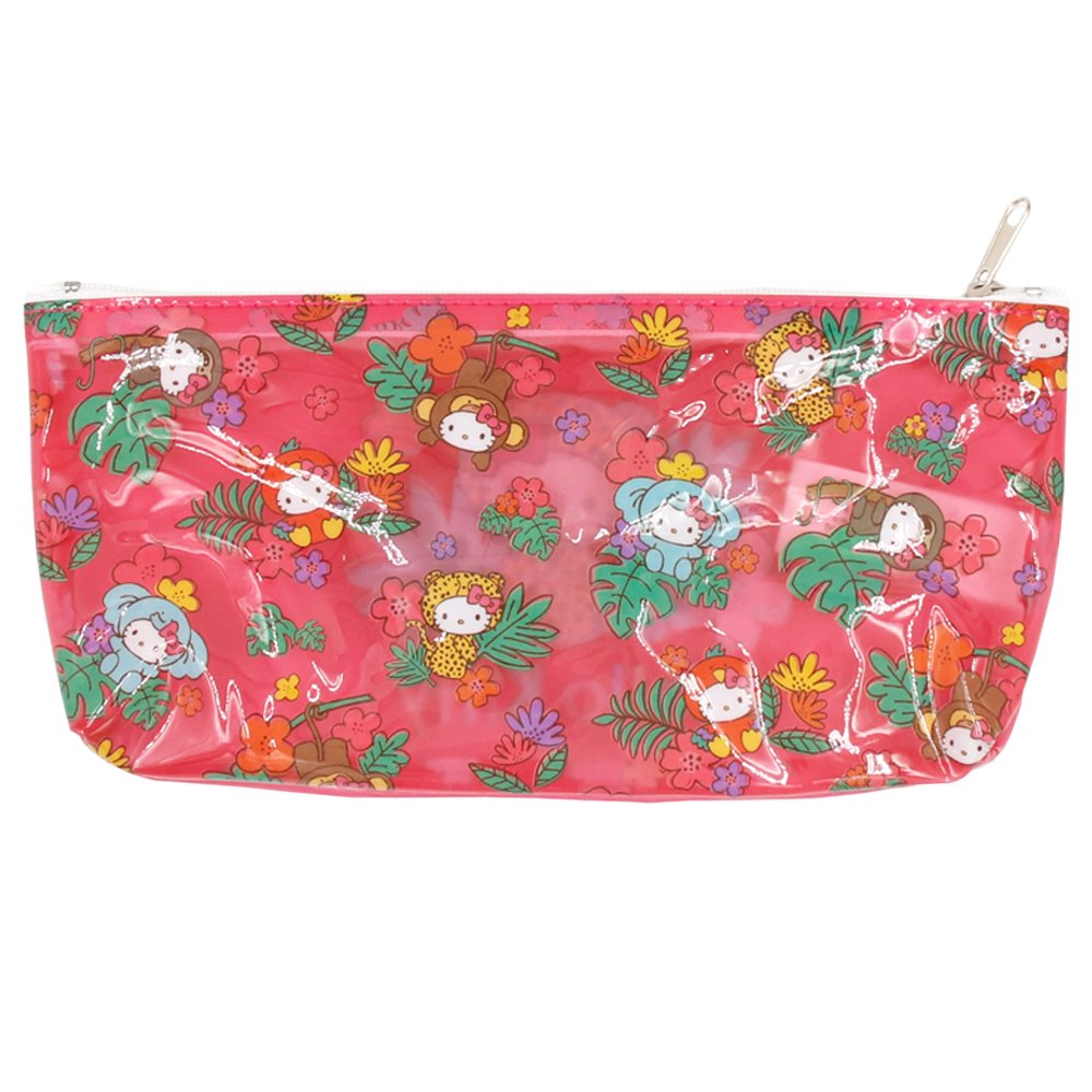 Hello Kitty Vinyl Pencil Pouch : Tropical Animal