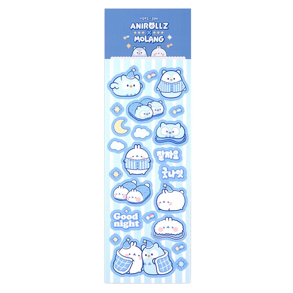 Anirollz x Molang Matt Sticker