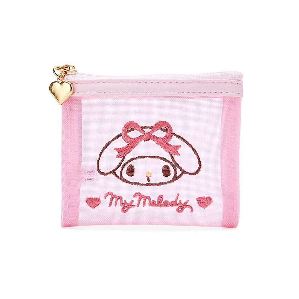 Sanrio Characters Flat Mesh Pouch