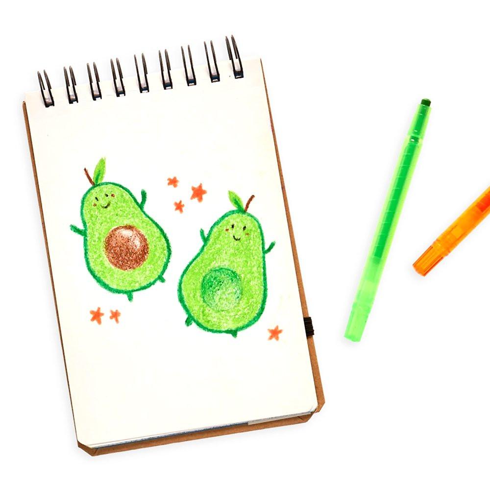 10 Yummy Yummy Scented Twist Up Crayons