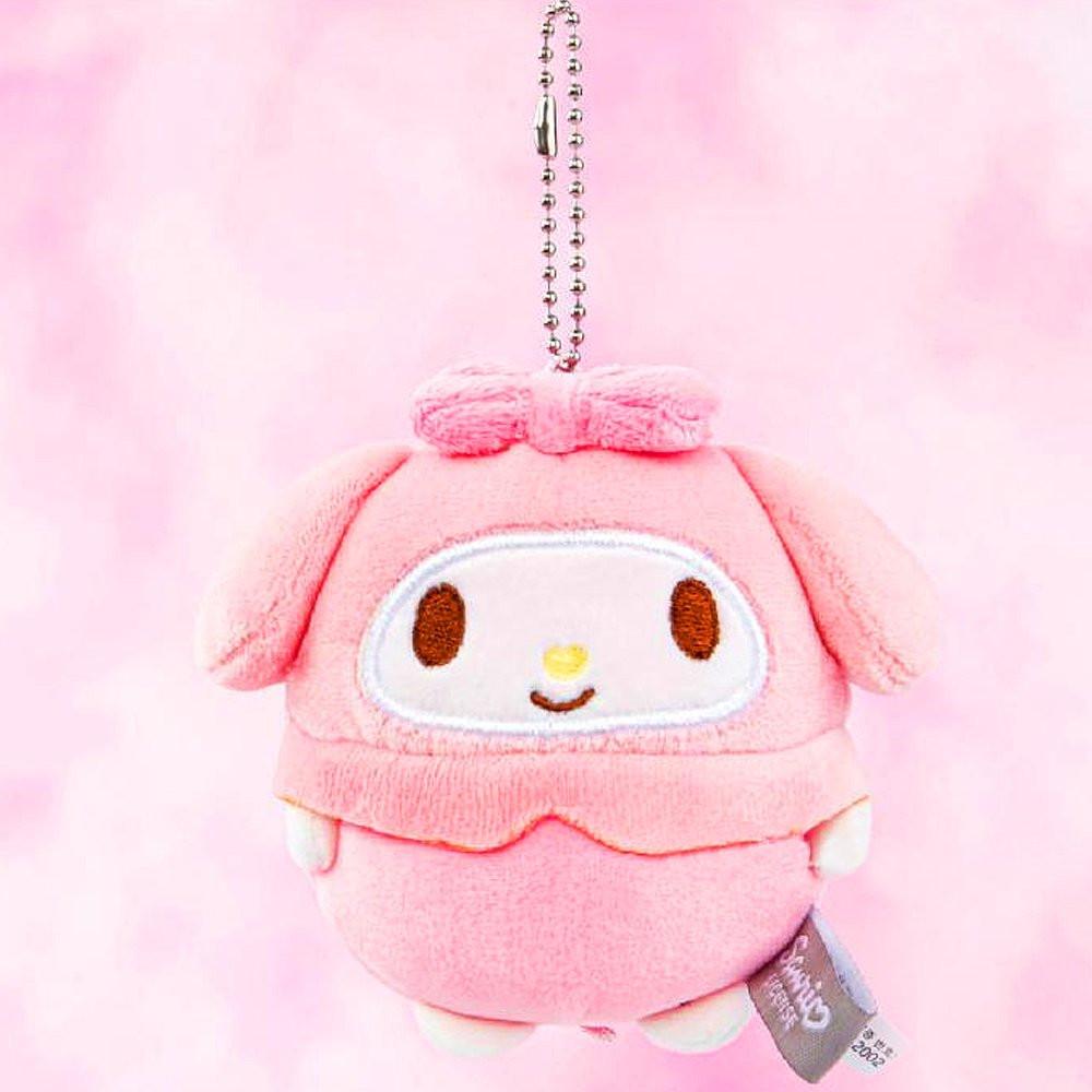 Sanrio Characters 4" Round Mochi Plush Keychain